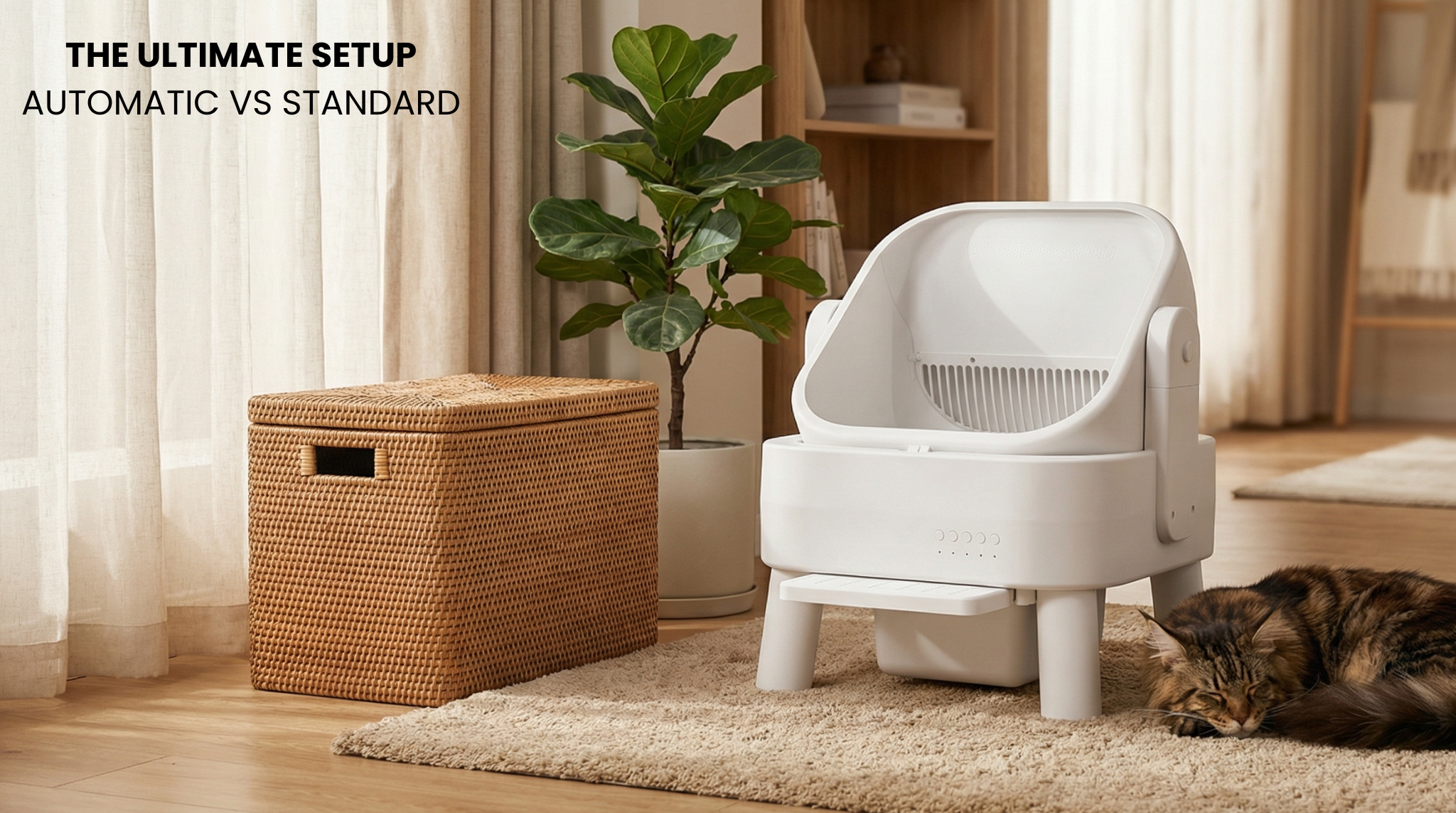 Automatic vs Standard Cat Litter Box: How to Build a Setup That Actually Works