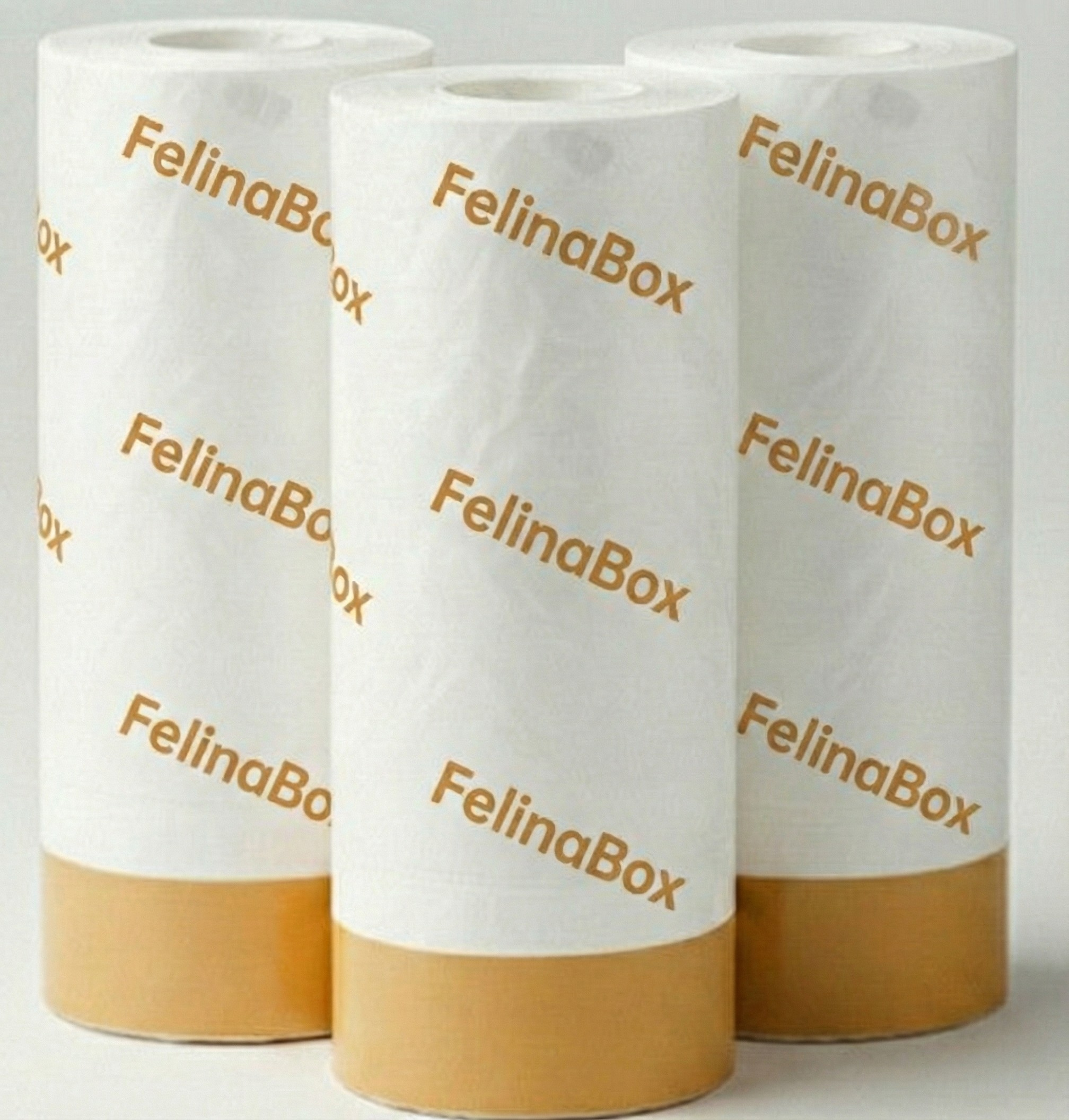 FelinaBox cat litter box liners 3 rolls 60 pieces leak-resistant disposable bags – litter box accessories