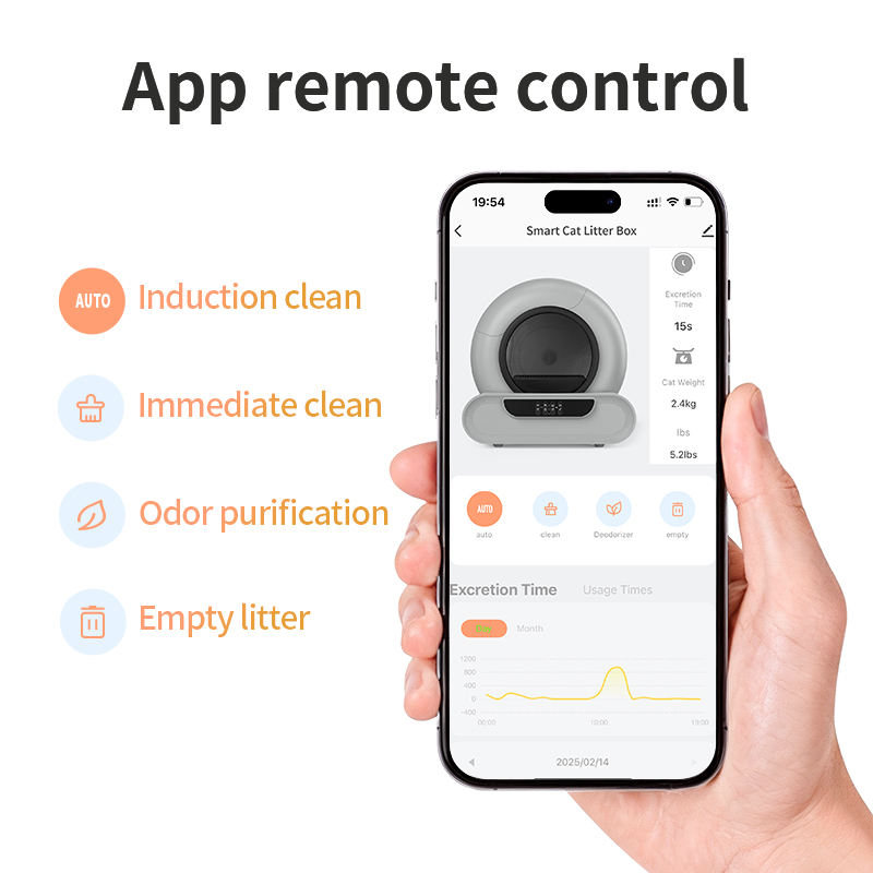 Smart Automatic Self-Cleaning Cat Litter Box 65L Capacity