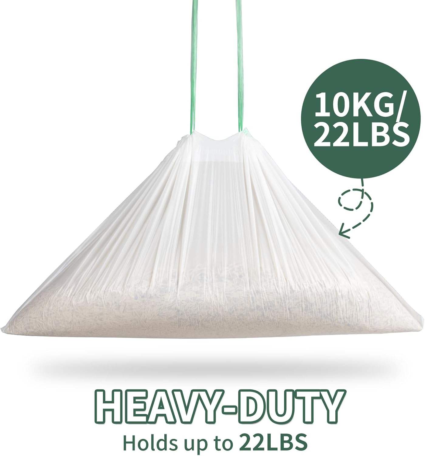 Felinabox heavy-duty cat litter box liners with secure drawstring closure for odor control