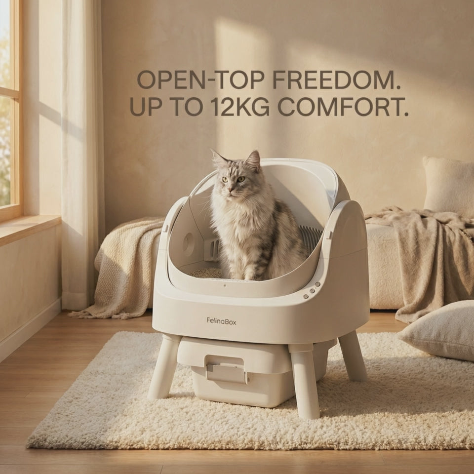 FelinaBox Self-Cleaning Cat Litter Box